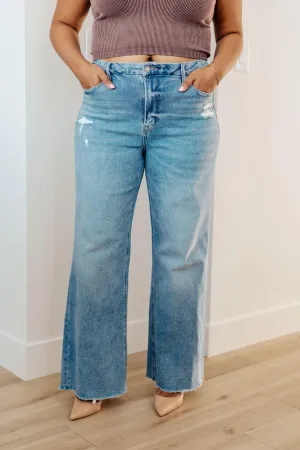 High Rise Wide Leg Mica Denim Jeans