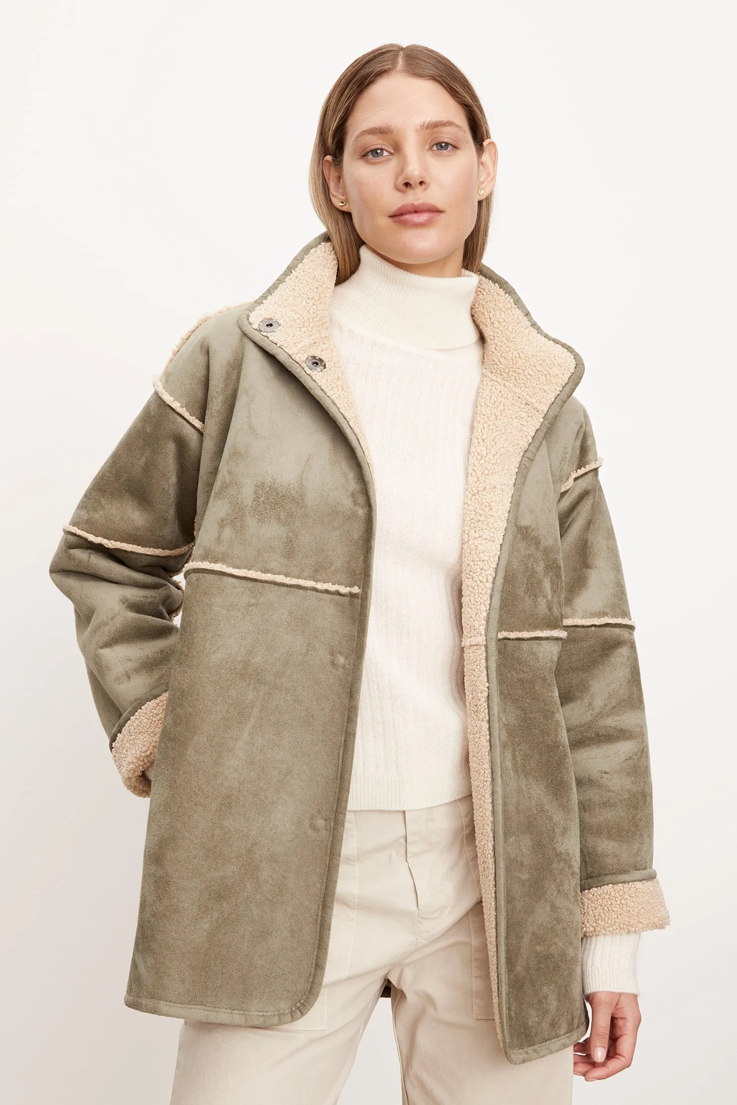 Albany | Reversible Lux Sherpa Coat