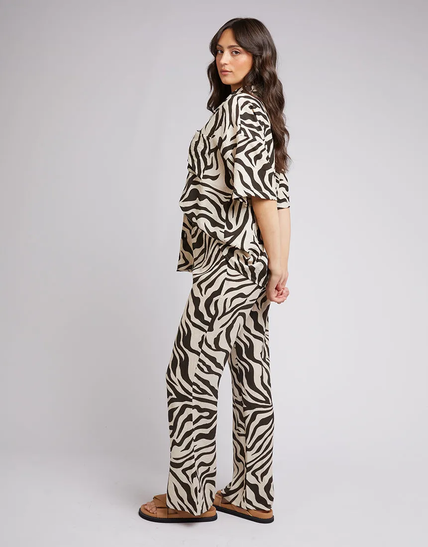 All About Eve Ziggy Shirt Zebra Print