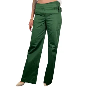 Antoine & Lili Green Low Waist Pants