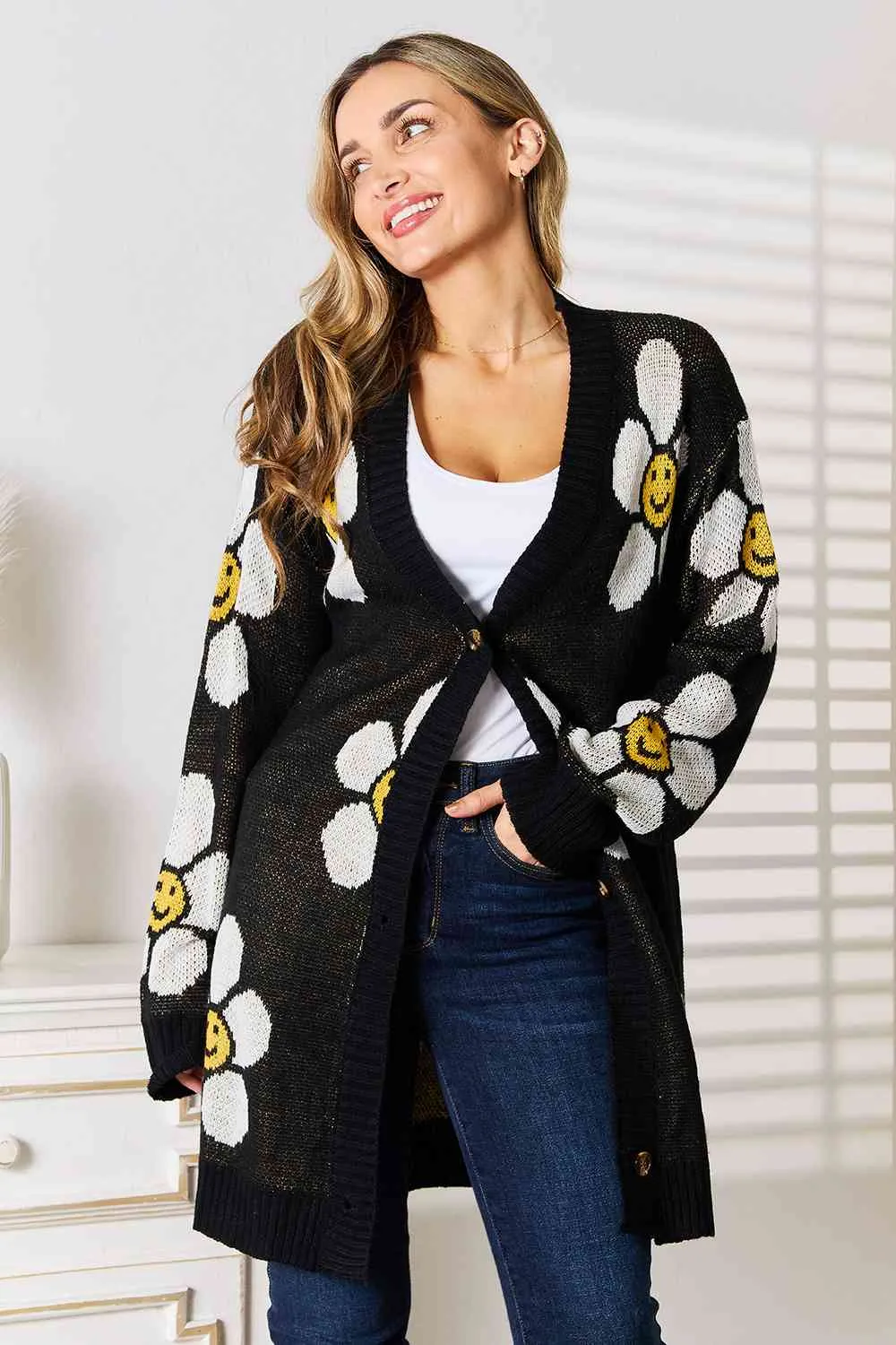 *APP EXCLUSIVE* Floral Button Cardigan