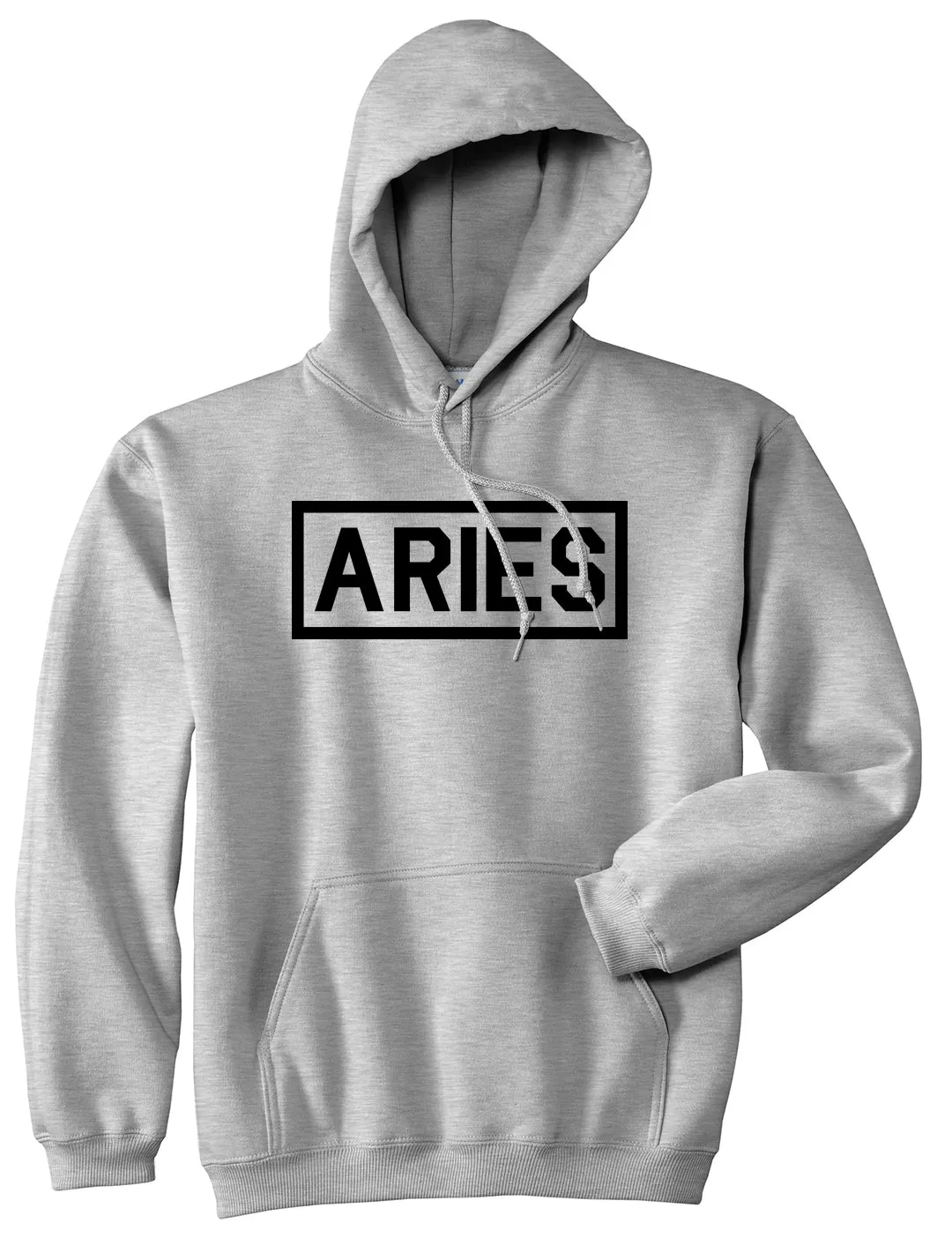 Aries Horoscope Sign Mens Pullover Hoodie