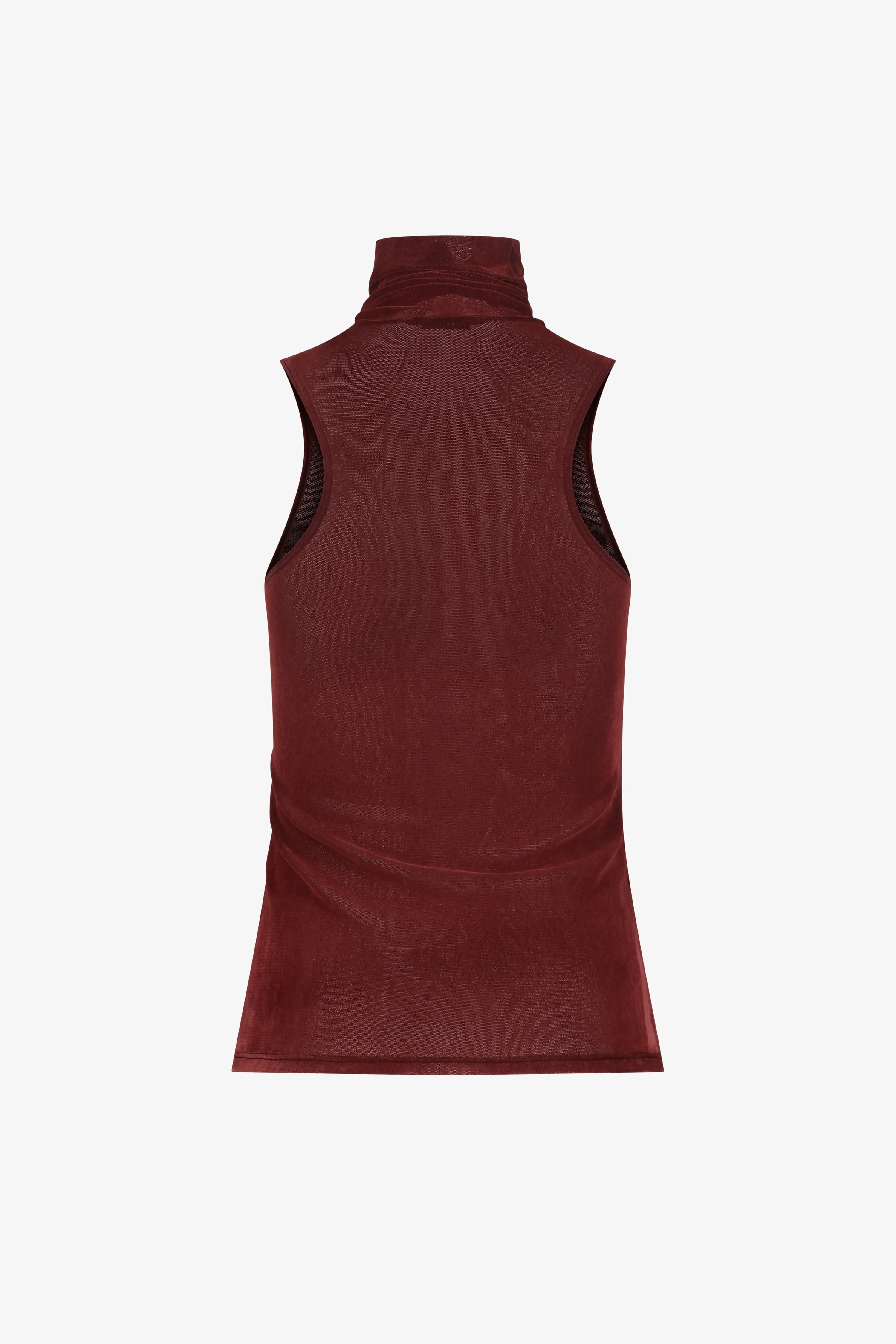 Brick Turtleneck Racerback Tank