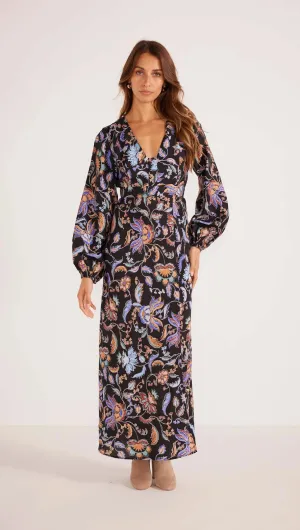 Celeste Long Sleeve Midi Dress