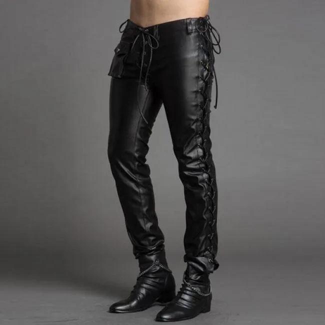 Chain Reaction Leather Pants