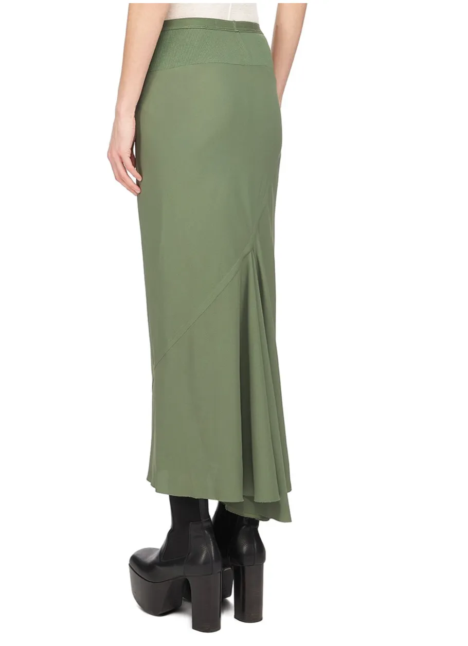 CREPE MIDI SKIRT