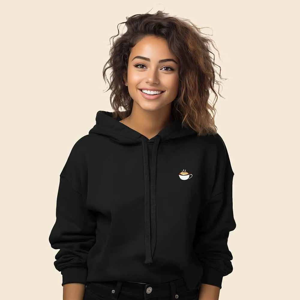 Dalix Cappuccino Cropped Hoodie