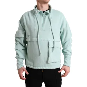 Dolce & Gabbana Chic Mint Green Pullover Sweater