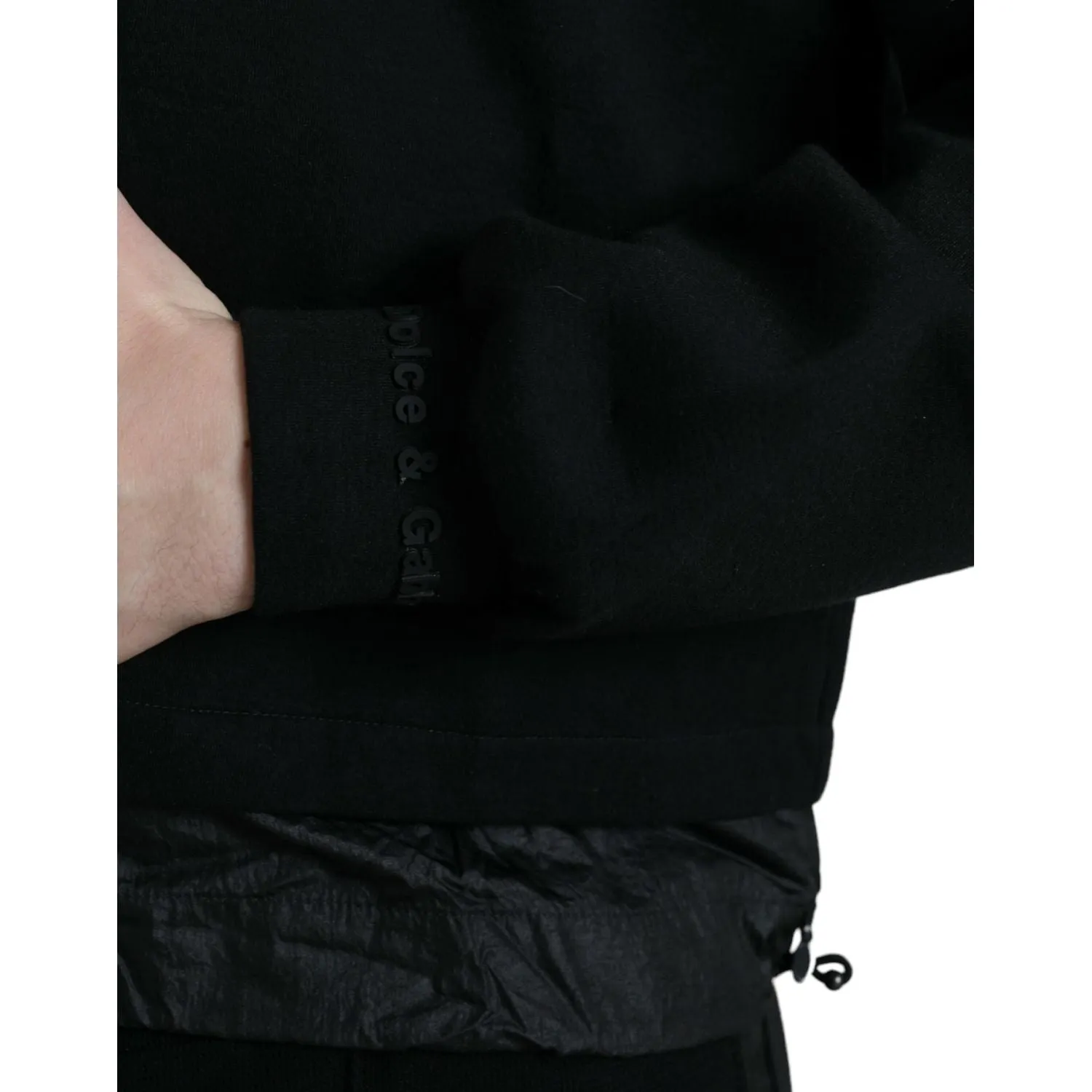 Dolce & Gabbana Elegant Black Hooded Pullover Sweater