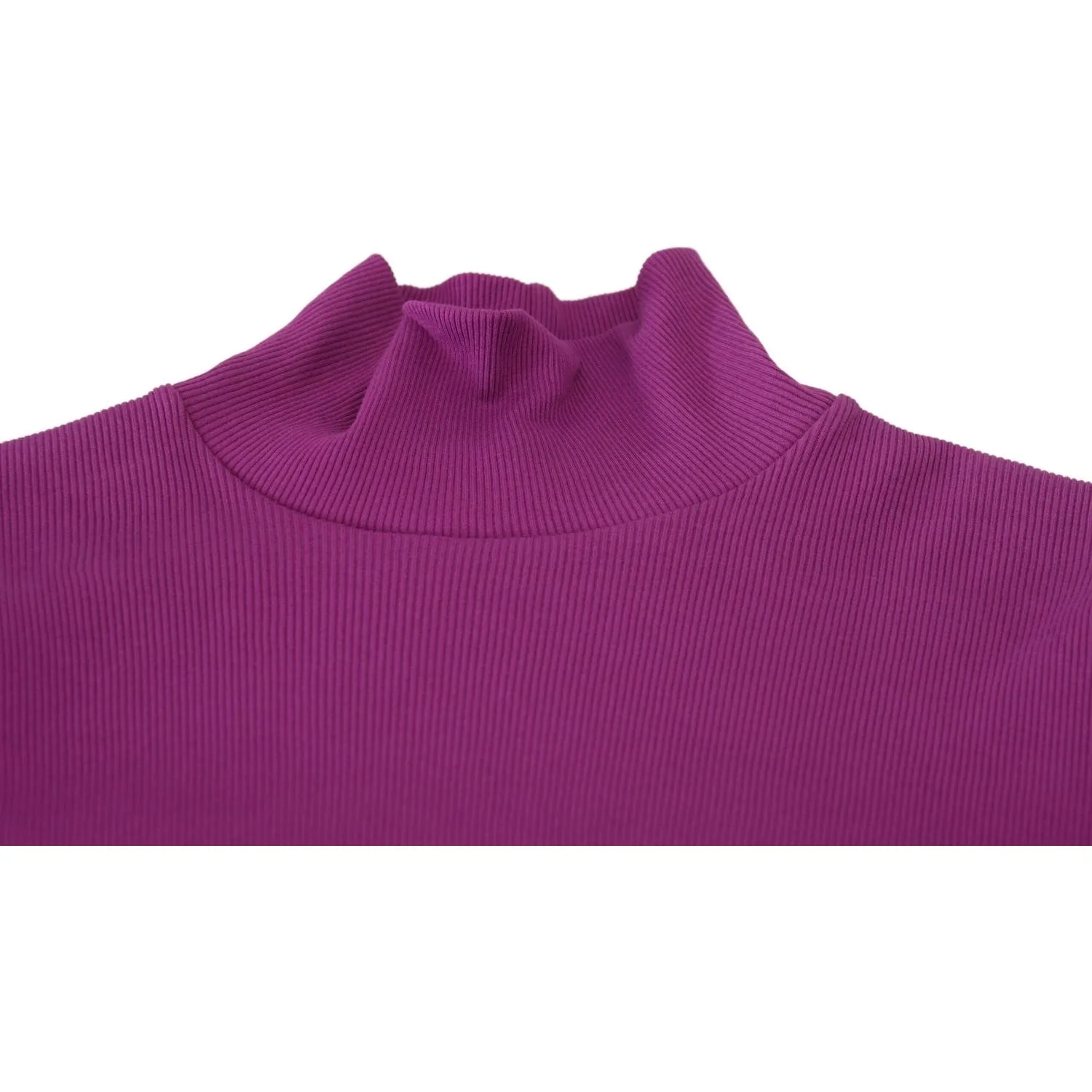 Dolce & Gabbana Elegant Purple Turtle Neck Pullover Sweater