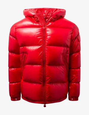 Ecrins Red Nylon Down Jacket