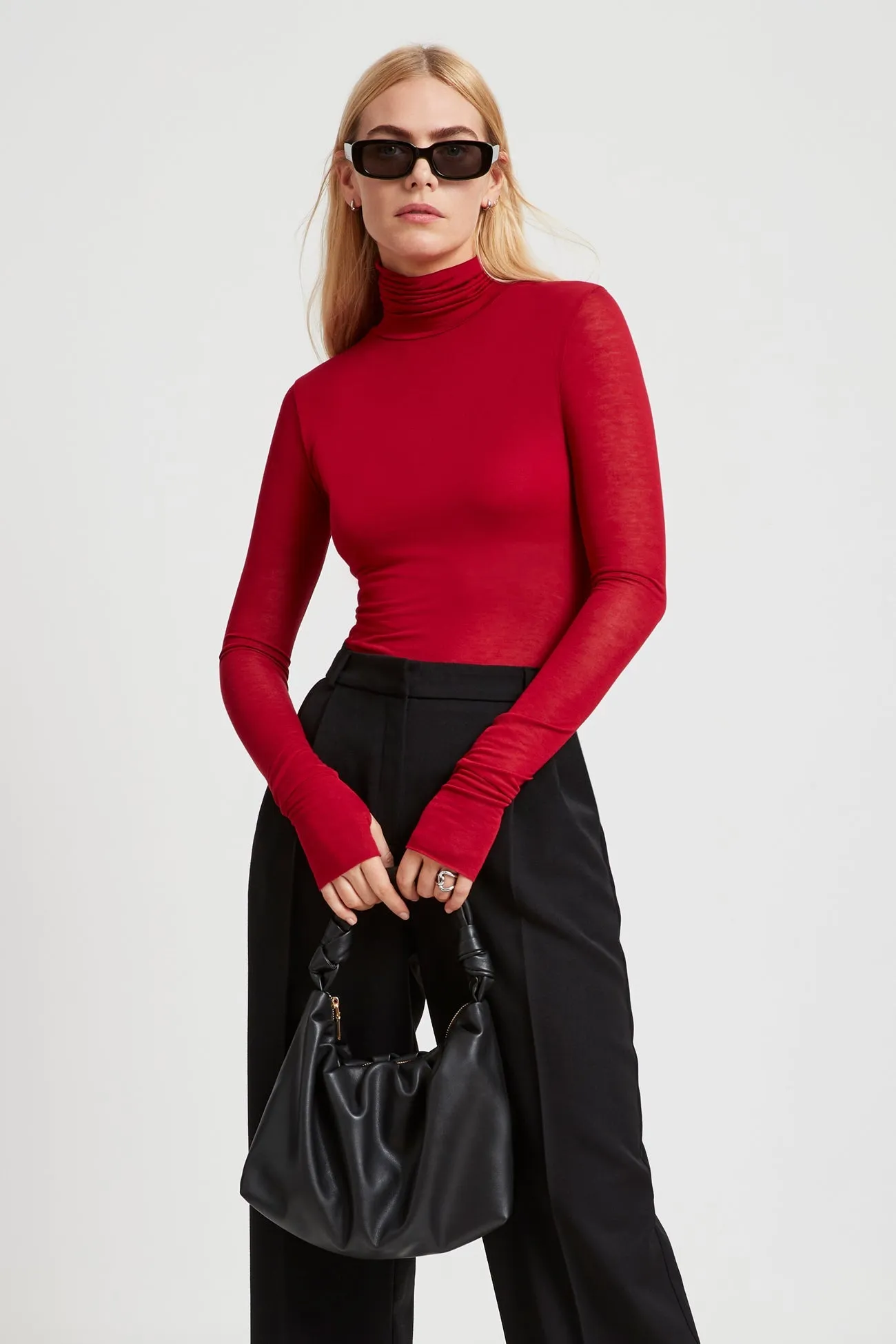 Eloise Sheer Turtleneck