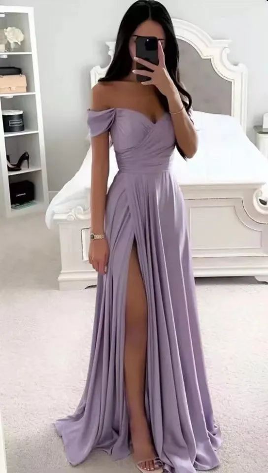 European And American Bridesmaid Dress Bottoming Dress