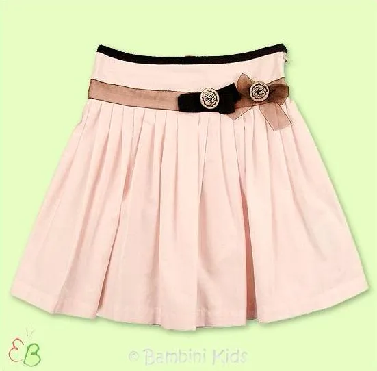 Floriane of France Pale Peach Girls Dressy Long Skirt