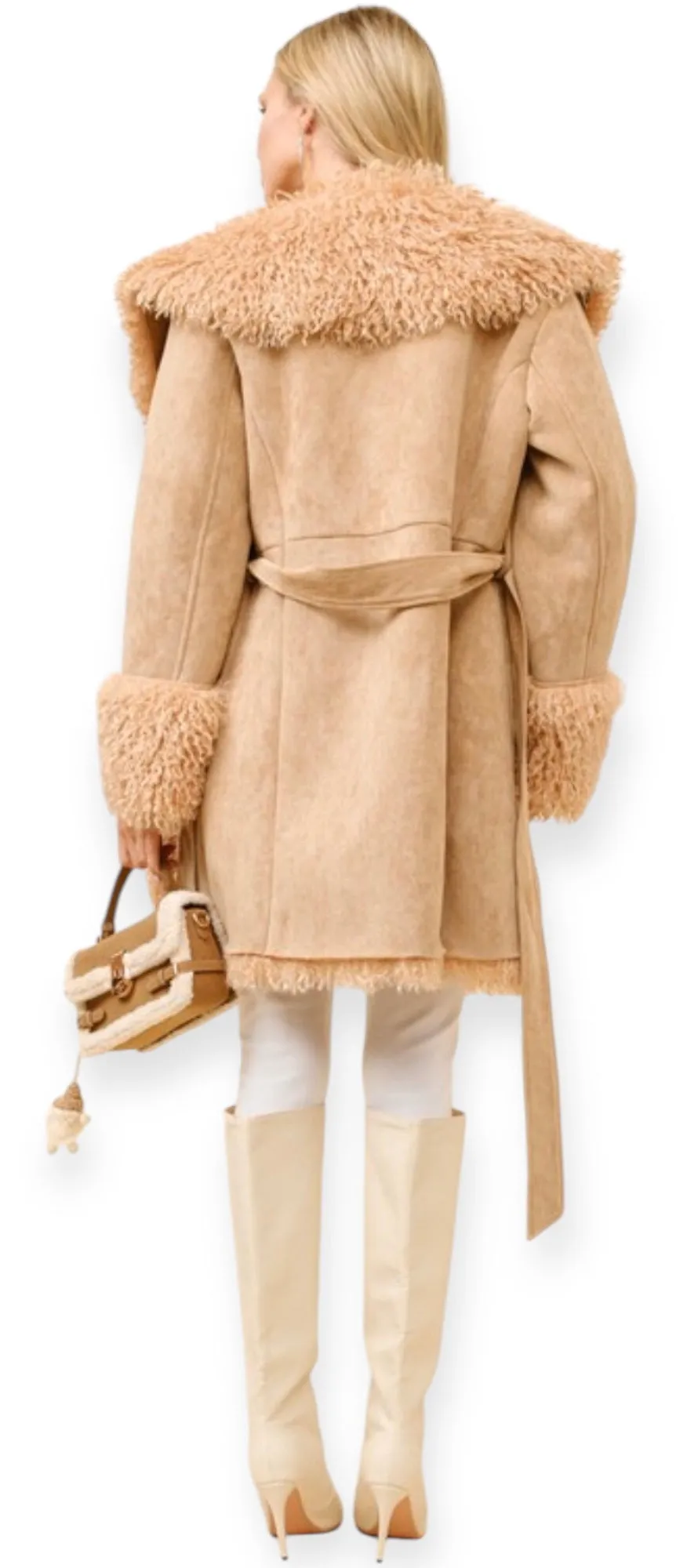 Golden Hour Faux-Suede Coat