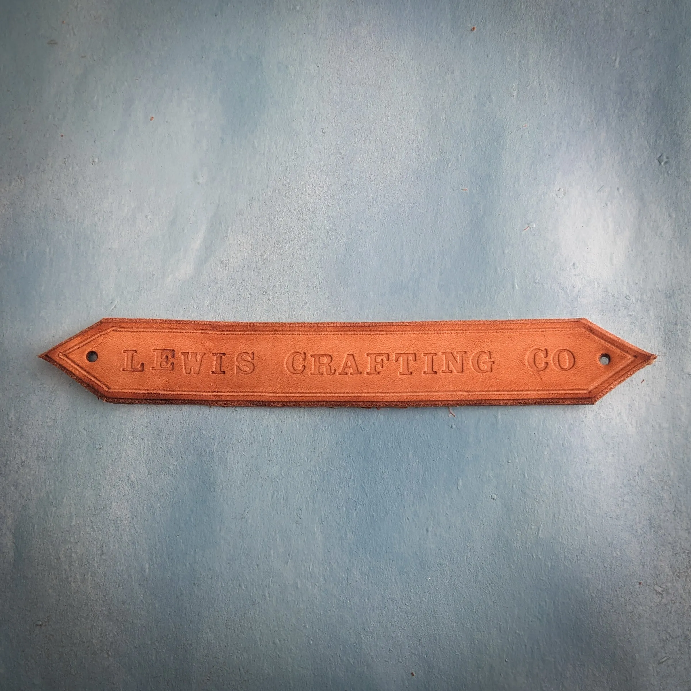 Leather Name Badge