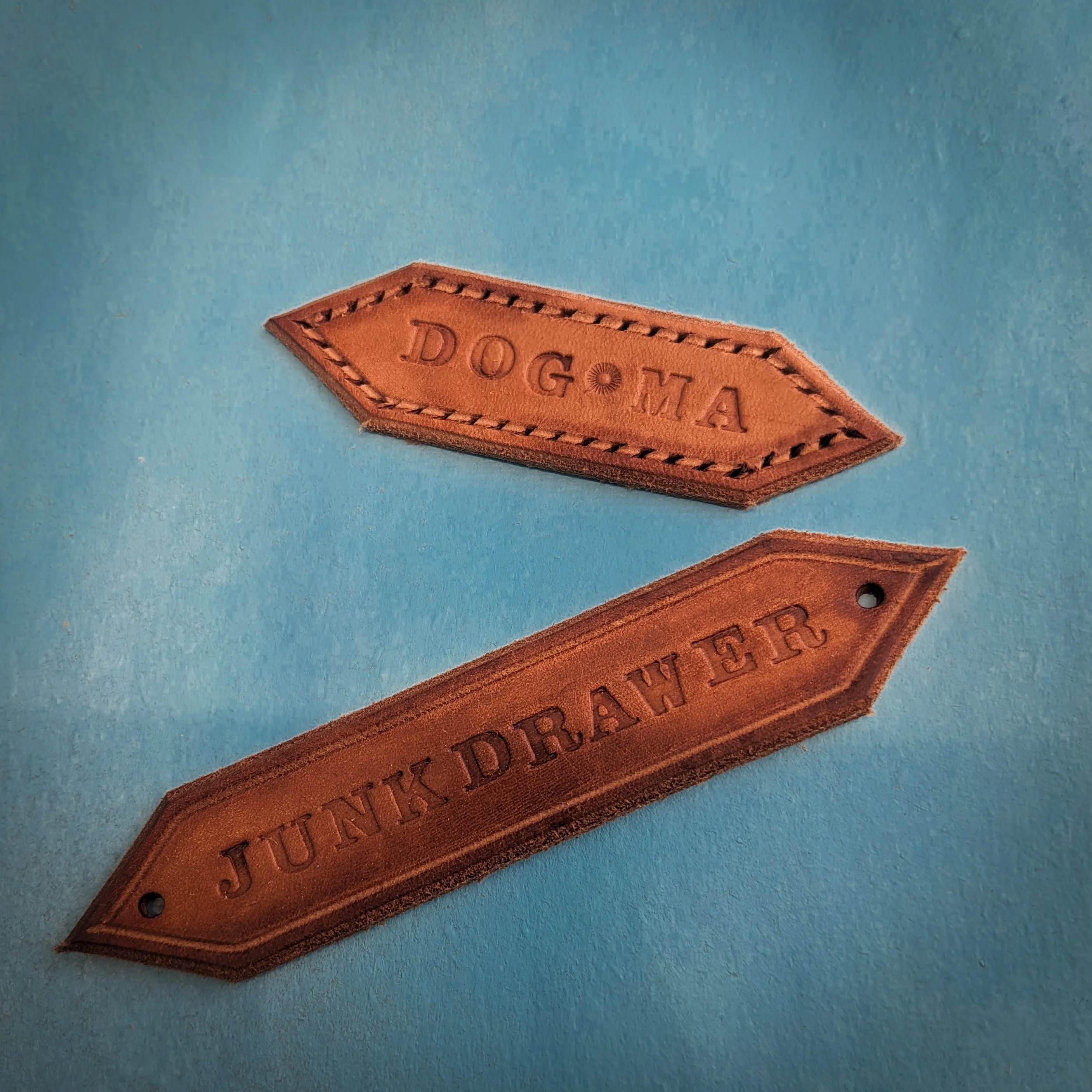 Leather Name Badge