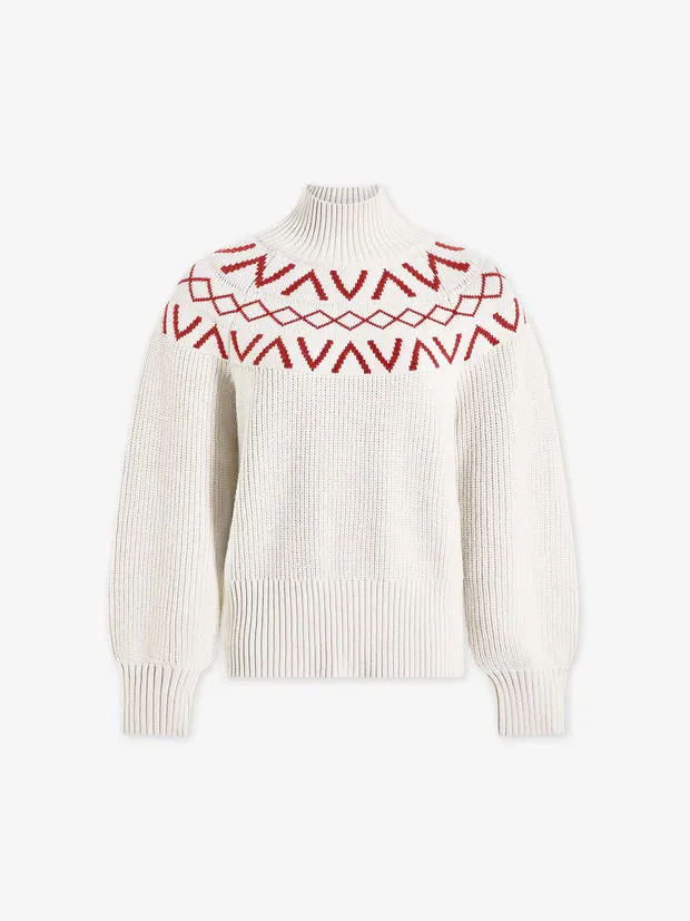 Marcie Fair Isle Yoke Knit