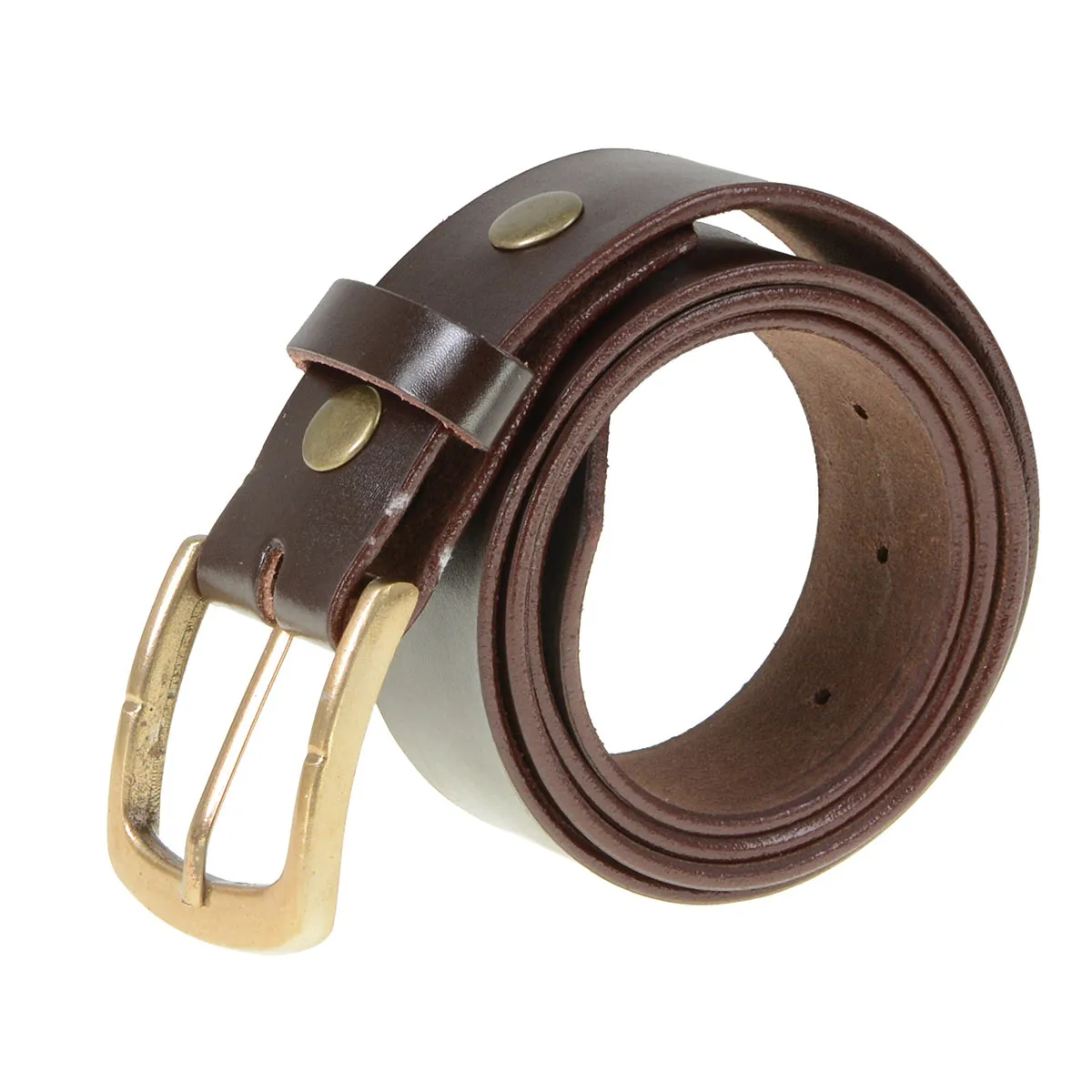 Milwaukee Leather MP7115 Men's Light Brown Genuine Leather Belt with