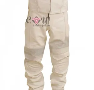 Oblivion Tom Cruise (Jack Harper) White Leather Pants