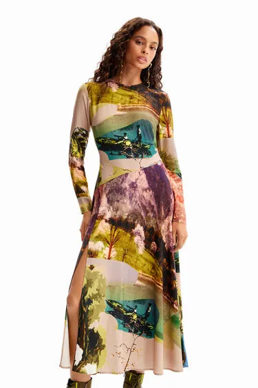 Paradise Landscape Dress