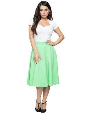 Pocket High Waist Thrills Skirt in Mint