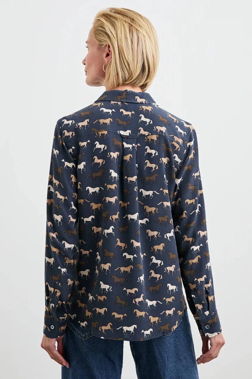 Rails Kate Shirt in Horses