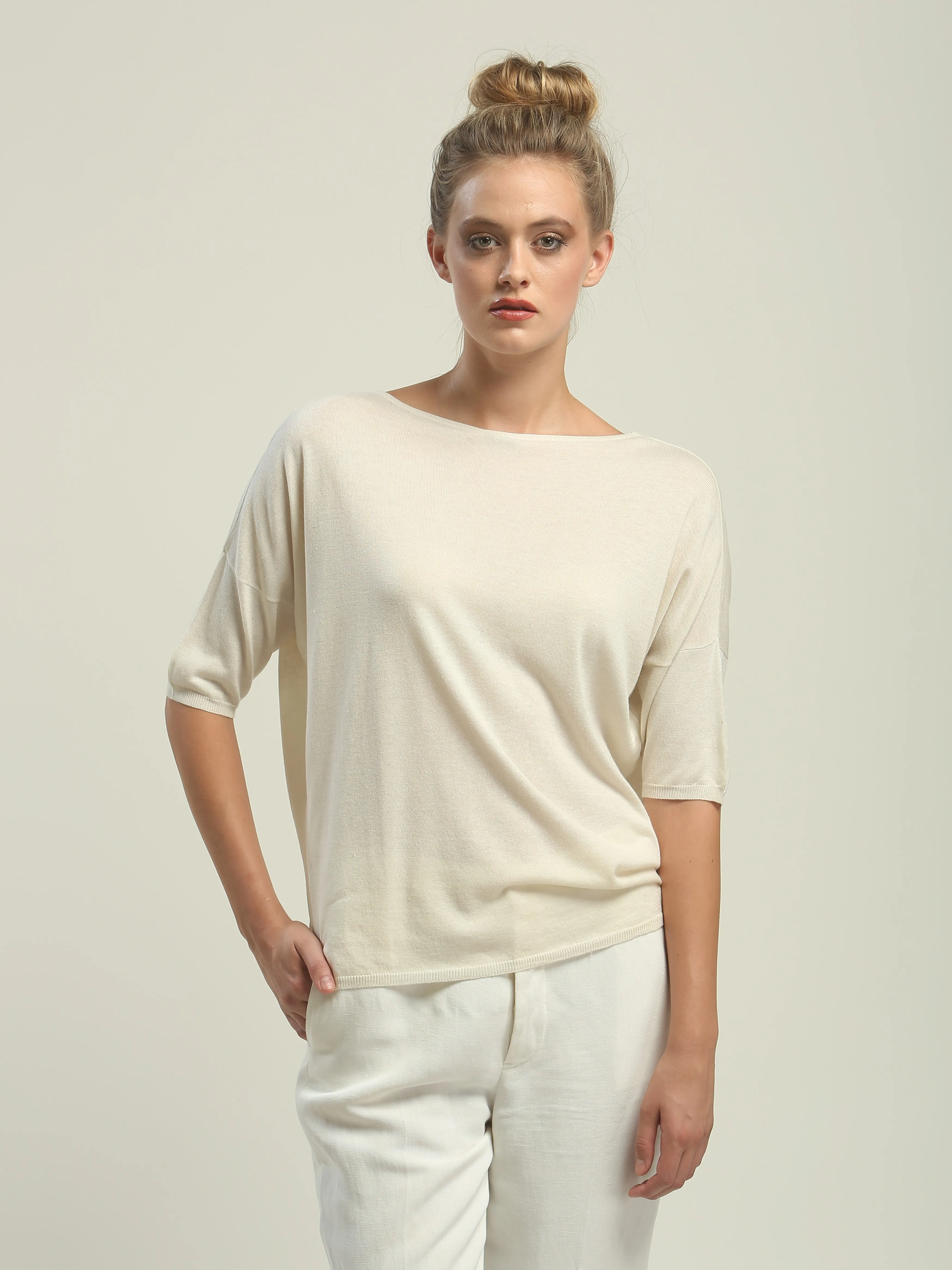 Reversible Drape Neck Top