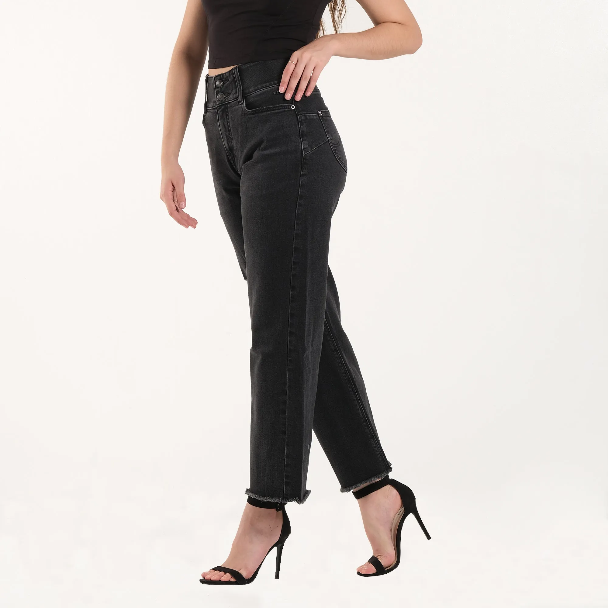 SHAPE MAGIC HIGH RISE COMFORT STRAIGHT JEANS