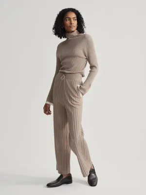 Simeon Wide Rib Knit Trouser