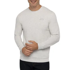 Travis Mathew Gulf City Crewneck - Heather Light Grey