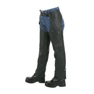 VK801 Kids Leather Motorcycle Chaps American Special