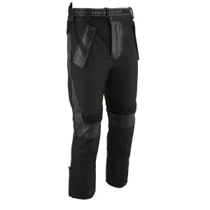 Xelement CF2131 Men’s ‘Road Racer’ Black Tri-Tex and Leather